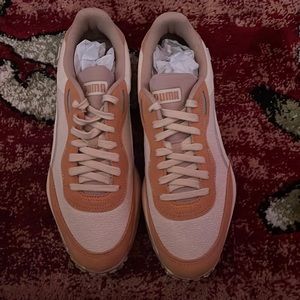 Puma Men's Style Rider Casual Shoes In Shifting Sand/pheasant